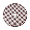 Cheap ❤️ 48" White & Red Plaid Tree 👏 Skirt with Fur by Ashland® ✔️ -Ashland Shop 10672937 1