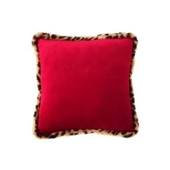Brand new ✨ Red Pillow with Leopard Trim by Ashland® 💯