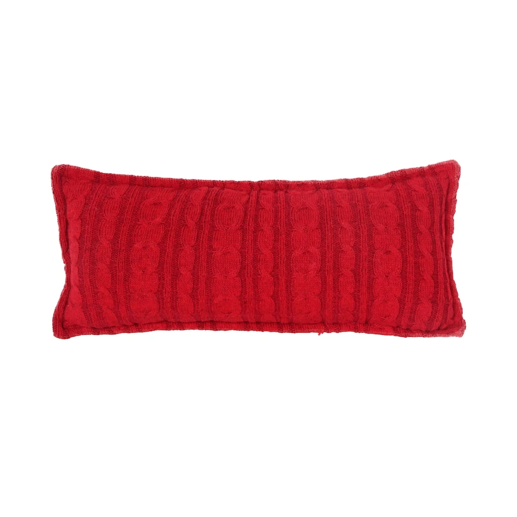 Best deal ✔️ Red Cable Knit Lumbar Pillow by Ashland® ⌛ 3 Best deal ✔️ Red Cable Knit Lumbar Pillow by Ashland® ⌛
