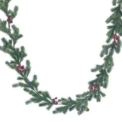 Top 10 ⌛ 6ft. Shimmery Green Pine & Red Berry Garland by Ashland® 🤩