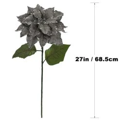 Best reviews of ⭐ Silver Glitter Poinsettia Stem by Ashland® ⭐ -Ashland Shop 10673375 4