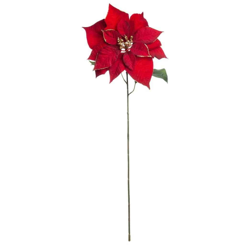 Best deal 😉 Red & Gold Glitter Poinsettia Stem by Ashland® ⭐ 3 Best deal 😉 Red & Gold Glitter Poinsettia Stem by Ashland® ⭐