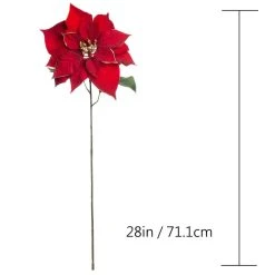 Best deal 😉 Red & Gold Glitter Poinsettia Stem by Ashland® ⭐ 7 Best deal 😉 Red & Gold Glitter Poinsettia Stem by Ashland® ⭐ -Ashland Shop 10673402 3
