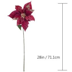 Buy 🌟 Mauve & Gold Poinsettia Stem by Ashland® ❤️ -Ashland Shop 10673447 3
