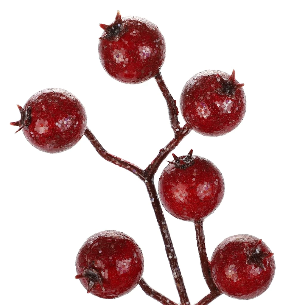 Flash Sale ❤️ Iced Red Rose Berry Stem by Ashland® 🎉 4 Flash Sale ❤️ Iced Red Rose Berry Stem by Ashland® 🎉 - Image 2