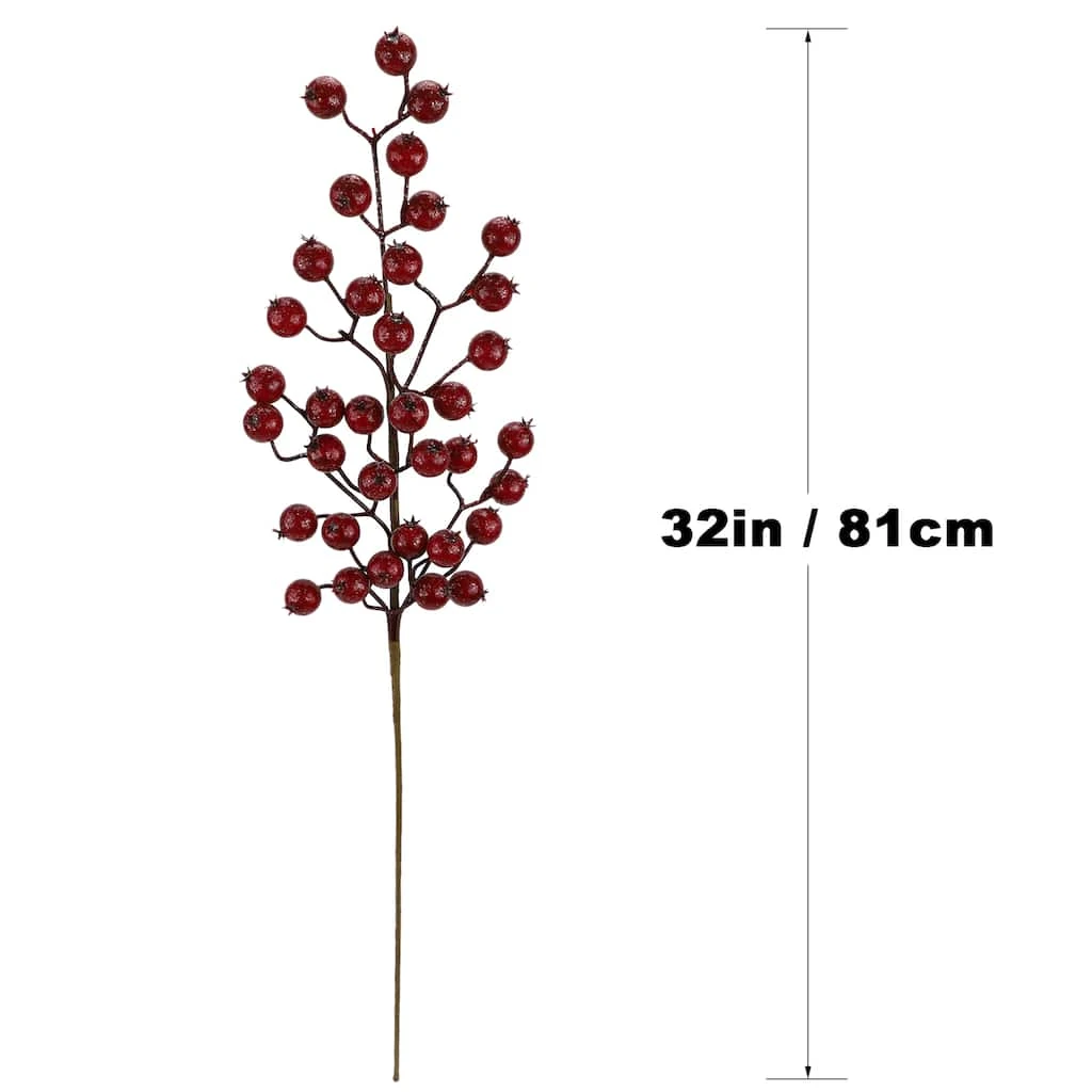 Flash Sale ❤️ Iced Red Rose Berry Stem by Ashland® 🎉 5 Flash Sale ❤️ Iced Red Rose Berry Stem by Ashland® 🎉 - Image 3