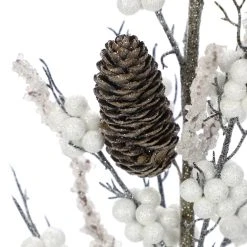 Best reviews of 🥰 Silver & White Berry & Pinecone Spray by Ashland® 🌟 -Ashland Shop 10673725 2