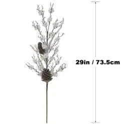 Best reviews of 🥰 Silver & White Berry & Pinecone Spray by Ashland® 🌟 -Ashland Shop 10673725 3