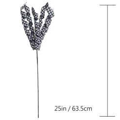 Deals ✔️ Black & White Plaid Spiral Stem by Ashland® 👍 -Ashland Shop 10673919 3