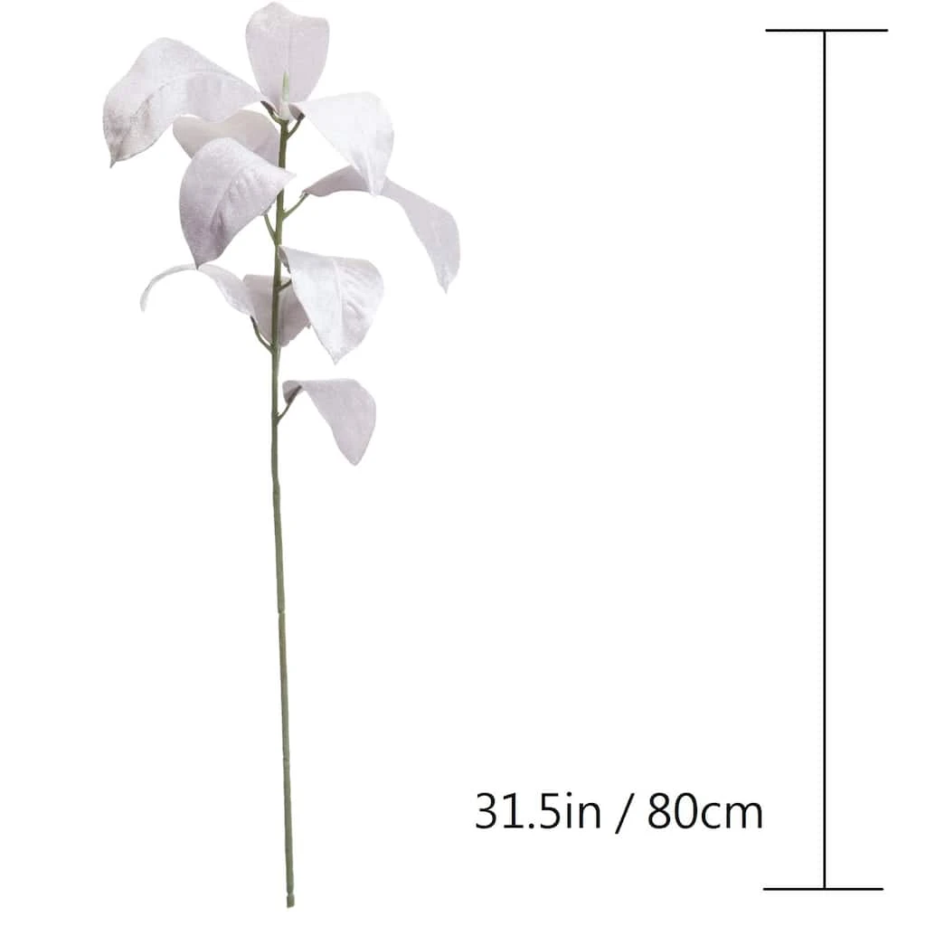 Brand new ✔️ Light Gray Velvet Long Leaf Stem by Ashland® ✨ 5 Brand new ✔️ Light Gray Velvet Long Leaf Stem by Ashland® ✨ - Image 3