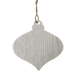 Outlet 😀 5" White Onion Bulb Ornament by Michaels ✨