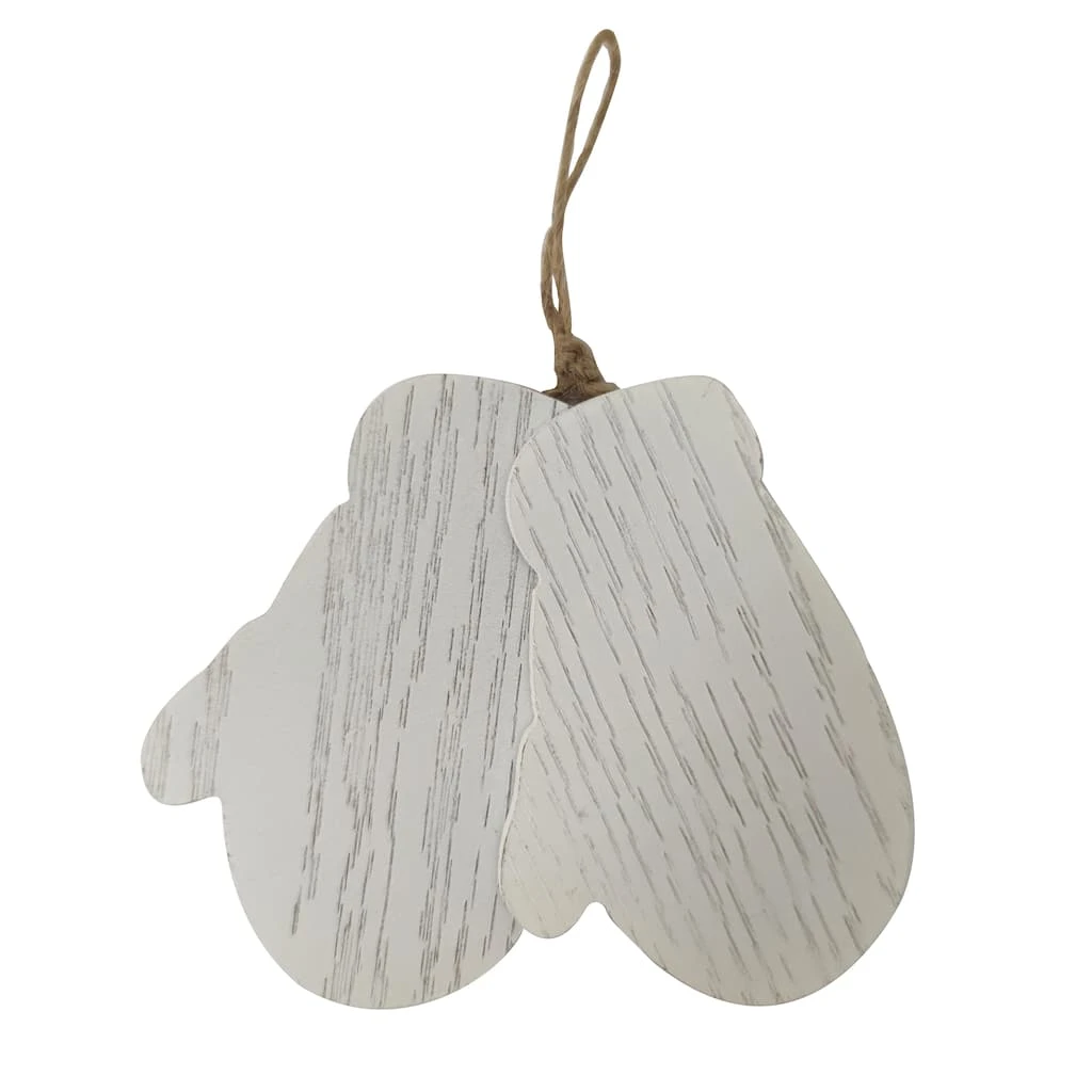 Outlet β€οΈ 4" White Mittens Ornament by Michaels π 3 Outlet β€οΈ 4" White Mittens Ornament by Michaels π