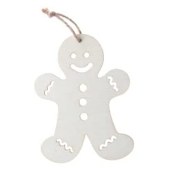 Cheapest ✨ 4" DIY Unfinished Wood Gingerbread Ornament by Michaels 🔥