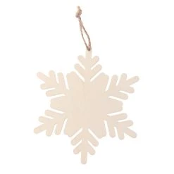 New ⌛ 5" DIY Unfinished Wood Snowflake Ornament by Michaels ❤️