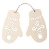 Brand new 🥰 4" DIY Unfinished Wood Mittens Ornament by Michaels 🧨 -Ashland Shop 10674422 1