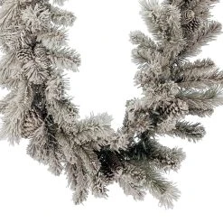 Deals 👍 6ft. Snow Flocked Balsam Fir Garland by Ashland® ⭐