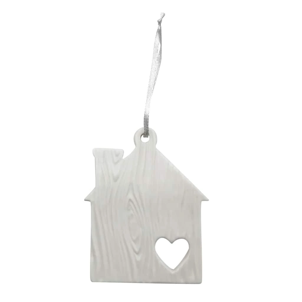 Cheapest ✨ 4" Ceramic Heart House D.I.Y. Ornament by Michaels 🎉 3 Cheapest ✨ 4" Ceramic Heart House D.I.Y. Ornament by Michaels 🎉