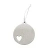 Promo ⌛ 4" Unfinished Ceramic Round Heart Ornament by Michaels ❤️ -Ashland Shop 10674628 1