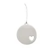 Discount ⌛ 4" DIY Unfinished Ceramic Round Heart Ornament by Michaels 👏 -Ashland Shop 10674633 1