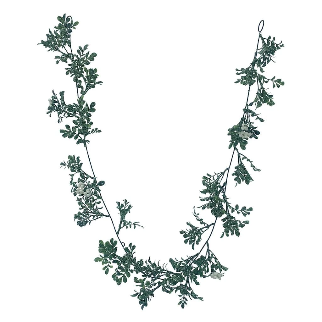 Top 10 🔔 5ft. Mistletoe with Berry Coiled Garland by Ashland® ✨ 4 Top 10 🔔 5ft. Mistletoe with Berry Coiled Garland by Ashland® ✨ - Image 2