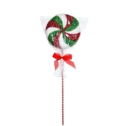 Budget ⌛ Green, Red & White Swirl Lollipop Stem by Ashland® 🤩 -Ashland Shop 10674727 3