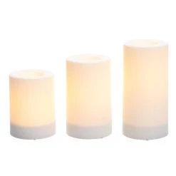 Top 10 ✔️ White 3-Pack LED Pillar Candles by Ashland® ❤️ -Ashland Shop 10674909 2
