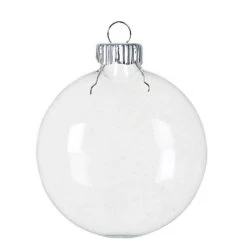 Budget ✔️ Christmas 4ct. 3" Clear Glass Disc Ornaments by Michaels 😀