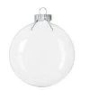 Discount ⌛ Christmas 3ct. 4" Clear Glass Disc Ornaments by Michaels 🎁