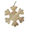 Wholesale 🛒 4.5" Unfinished Wood Snowflake Ornament by Michaels ⭐ -Ashland Shop 10674983 1