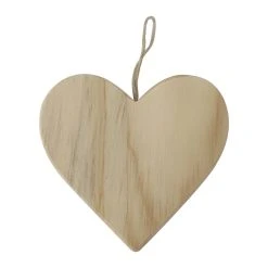 Flash Sale 🥰 4" Unfinished Wood Heart Ornament by Michaels 🎁