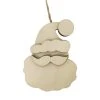 Coupon 🌟 5" Unfinished Wood Layered Santa Ornament by Michaels 🎉 -Ashland Shop 10675004 1