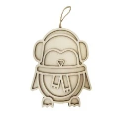 Best deal 🔔 4.5" Unfinished Wood Penguin Ornament by Michaels ⭐