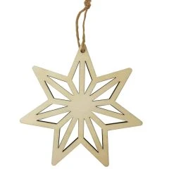 Outlet ✨ 4.5" Unfinished Wooden Starburst Ornament by Michaels ⭐