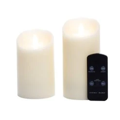Cheap ❤️ Sterno Home™ Cream LED Wax Pillar Candles, 2ct. by Ashland 🎉 -Ashland Shop 10675028 2