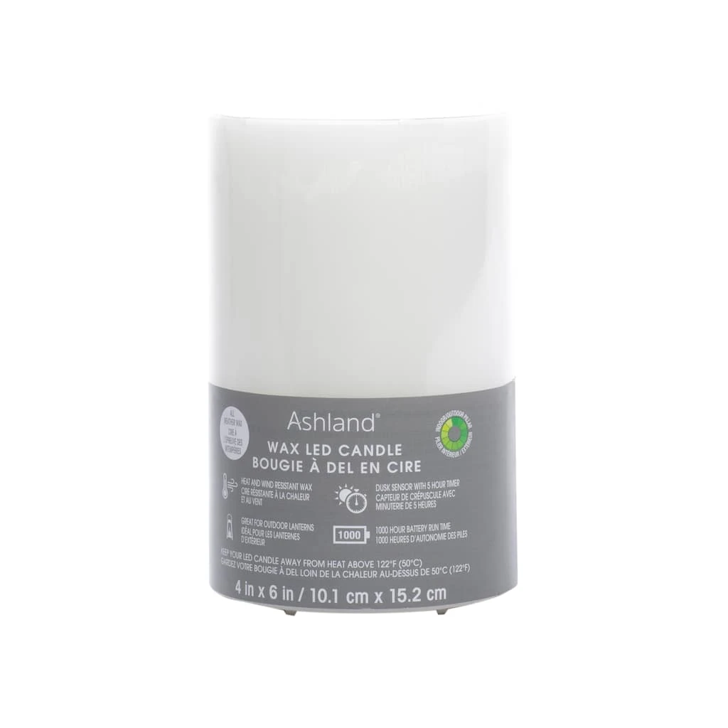 Outlet ⌛ 4" x 6" LED Wax Pillar Candle by Ashland® ✔️ 6 Outlet ⌛ 4" x 6" LED Wax Pillar Candle by Ashland® ✔️ - Image 4