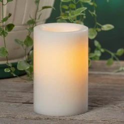 Outlet ⌛ 4" x 6" LED Wax Pillar Candle by Ashland® ✔️ 13 Outlet ⌛ 4" x 6" LED Wax Pillar Candle by Ashland® ✔️ -Ashland Shop 10675032 6