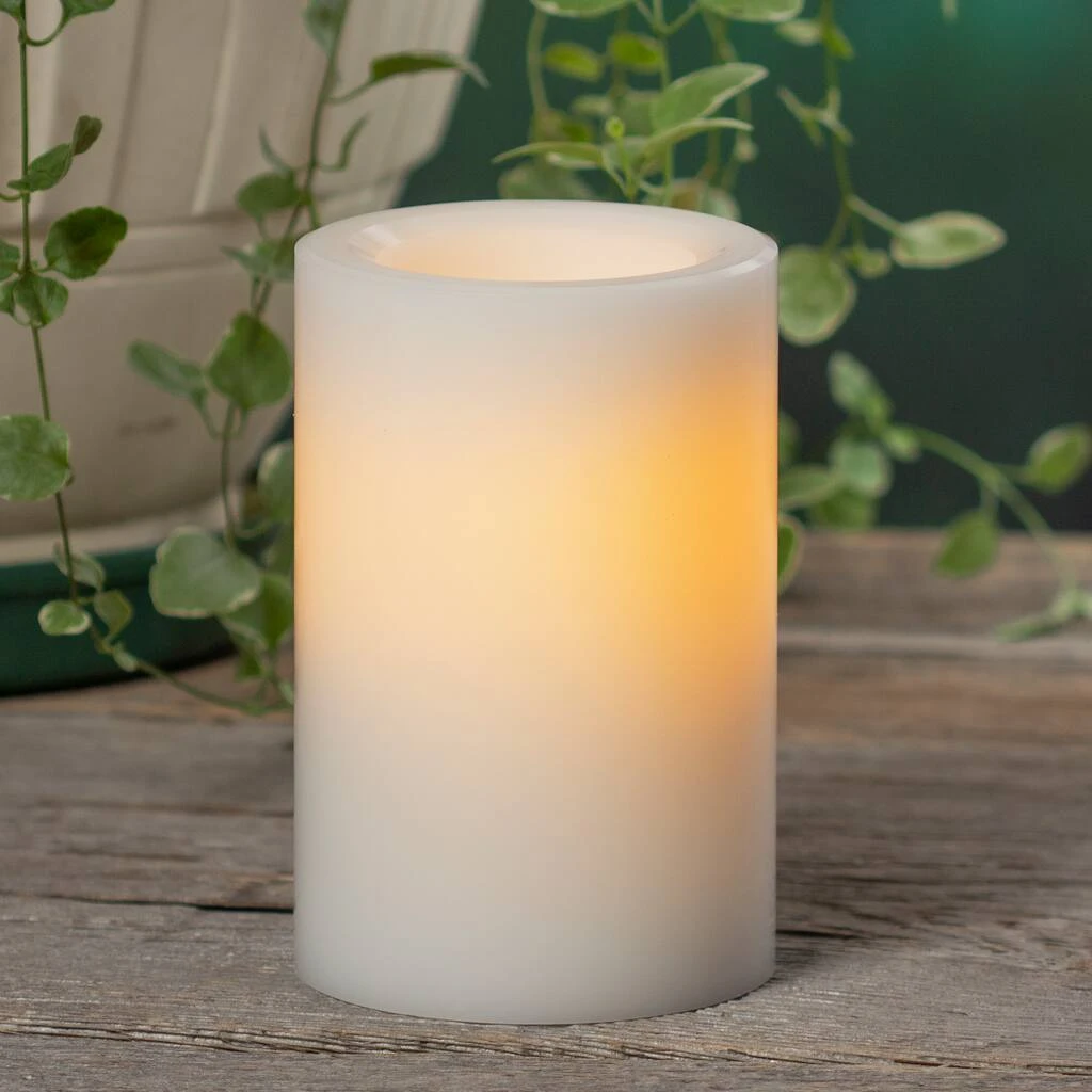 Outlet ⌛ 4" x 6" LED Wax Pillar Candle by Ashland® ✔️ 8 Outlet ⌛ 4" x 6" LED Wax Pillar Candle by Ashland® ✔️ - Image 6