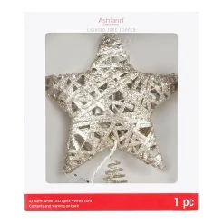 Brand new 😀 11" Lighted Gold Grapevine Tree Topper by Ashland® ⭐