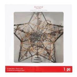 Promo ✔️ 11" Lighted Grapevine Star Tree Topper by Ashland® 😉