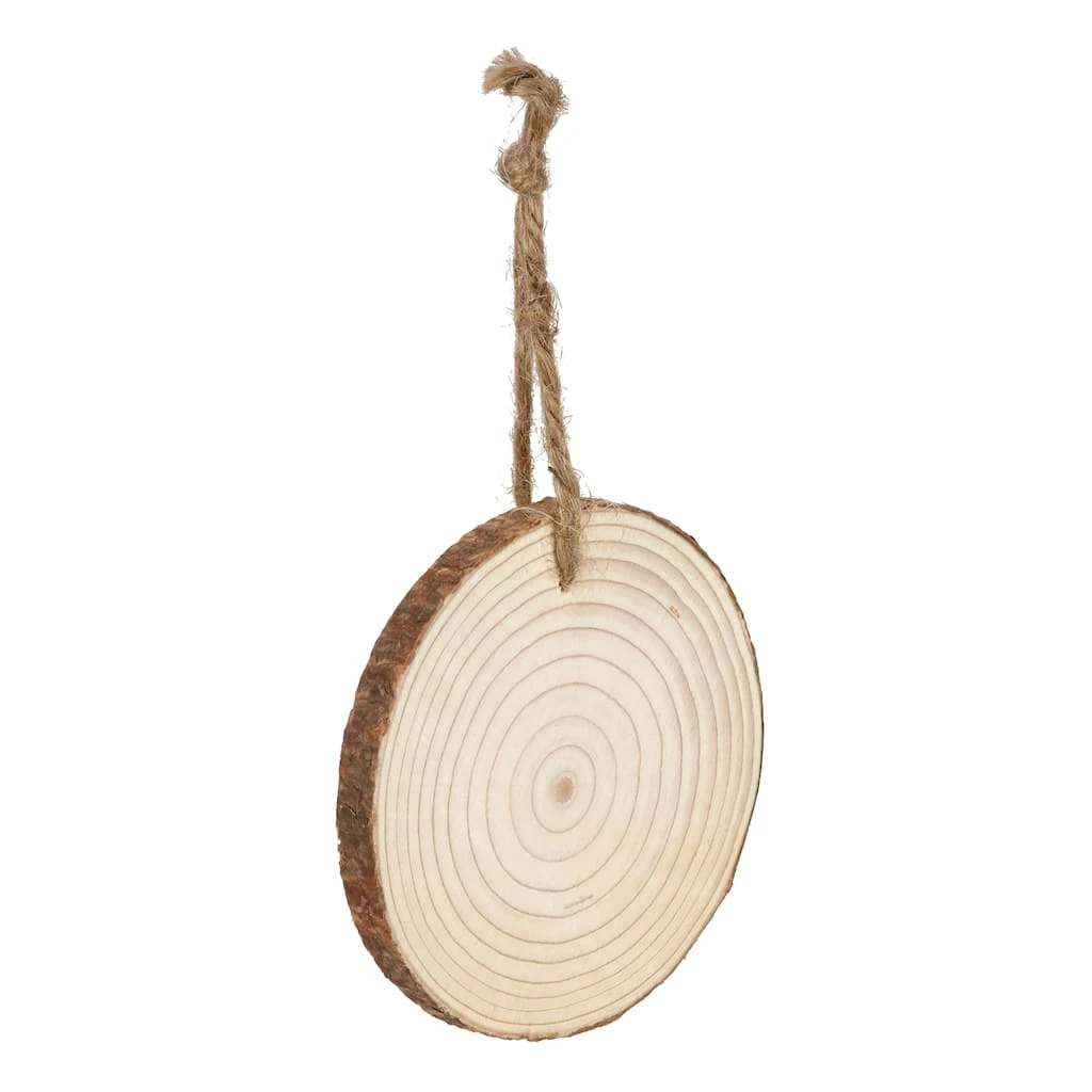 Deals 💯 4" Unfinished Pine Round Ornament by Michaels ❤️ 4 Deals 💯 4" Unfinished Pine Round Ornament by Michaels ❤️ - Image 2