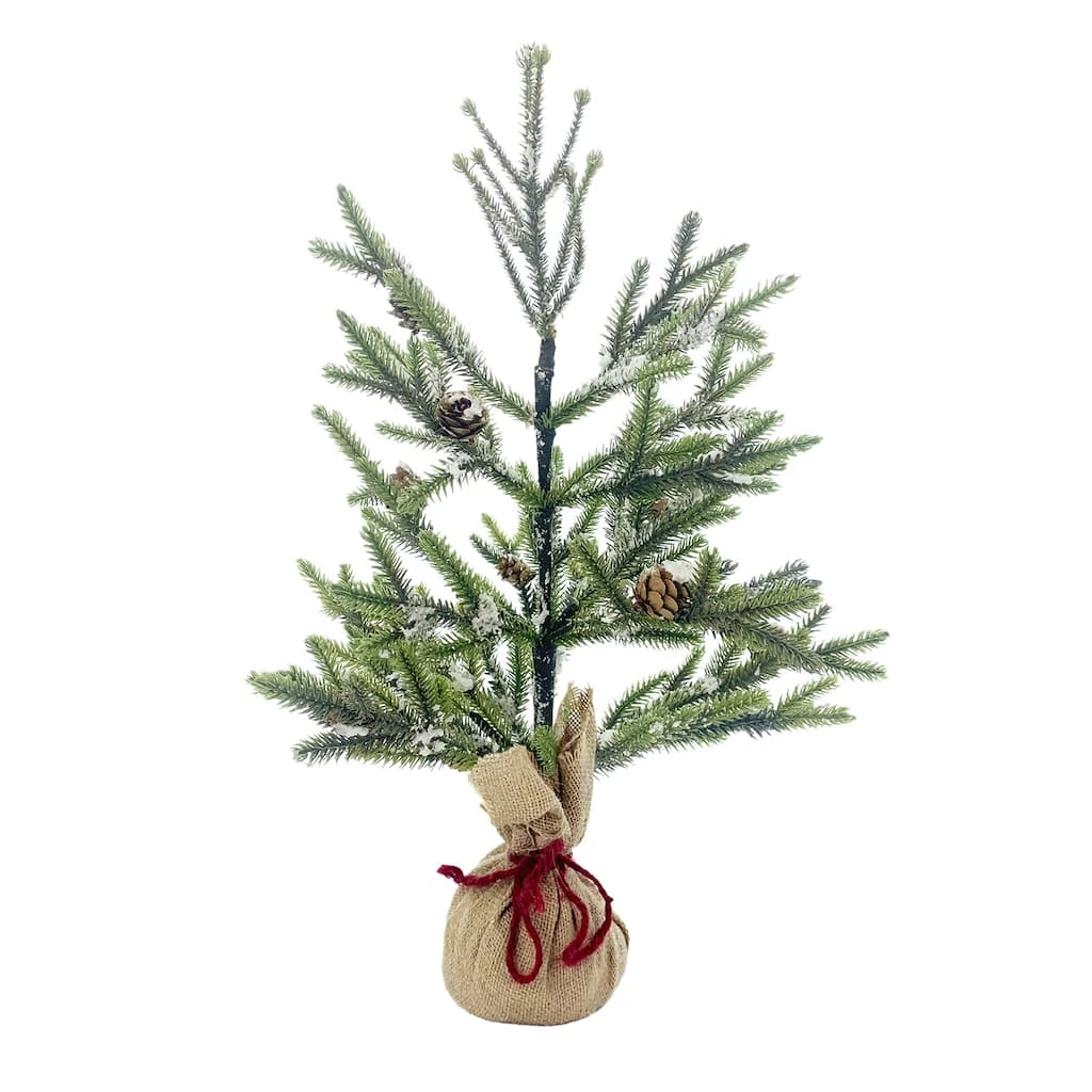 Discount 🧨 24" Pine Tree with Pinecones & Snow in Burlap Bag by Ashland® ✨ 6 Discount 🧨 24" Pine Tree with Pinecones & Snow in Burlap Bag by Ashland® ✨ - Image 4