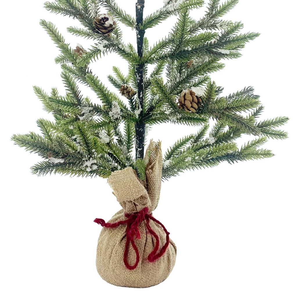 Discount 🧨 24" Pine Tree with Pinecones & Snow in Burlap Bag by Ashland® ✨ 4 Discount 🧨 24" Pine Tree with Pinecones & Snow in Burlap Bag by Ashland® ✨ - Image 2