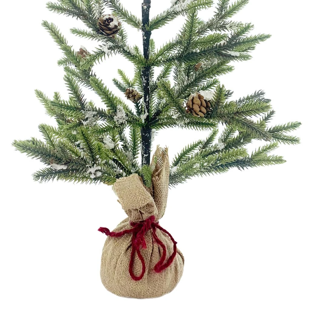 Discount 🧨 24" Pine Tree with Pinecones & Snow in Burlap Bag by Ashland® ✨ 5 Discount 🧨 24" Pine Tree with Pinecones & Snow in Burlap Bag by Ashland® ✨ - Image 3