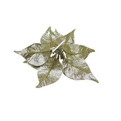Deals ✔️ Gold Glitter Poinsettia Clip by Ashland® 🥰 -Ashland Shop 10675744 2