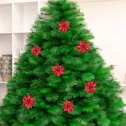 Best deal ❤️ Red Glitter Poinsettia Flowers, 4ct. by Ashland® ⭐ -Ashland Shop 10675755 3