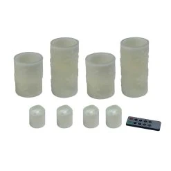 Wholesale 💯 White Snowflake LED Candle Set by Ashland® 😀