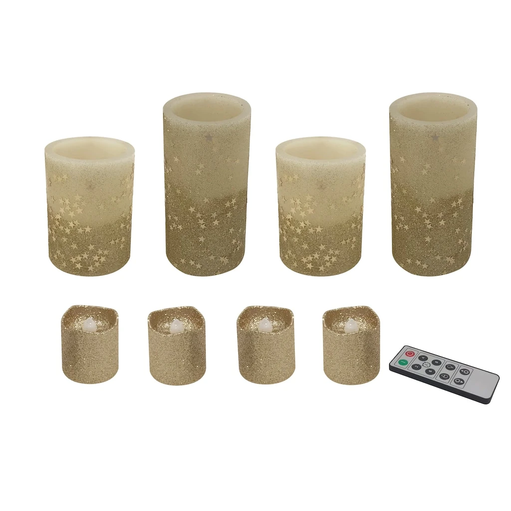 Top 10 🤩 Glitter & Star LED Candle Set by Ashland® ⌛ 3 Top 10 🤩 Glitter & Star LED Candle Set by Ashland® ⌛