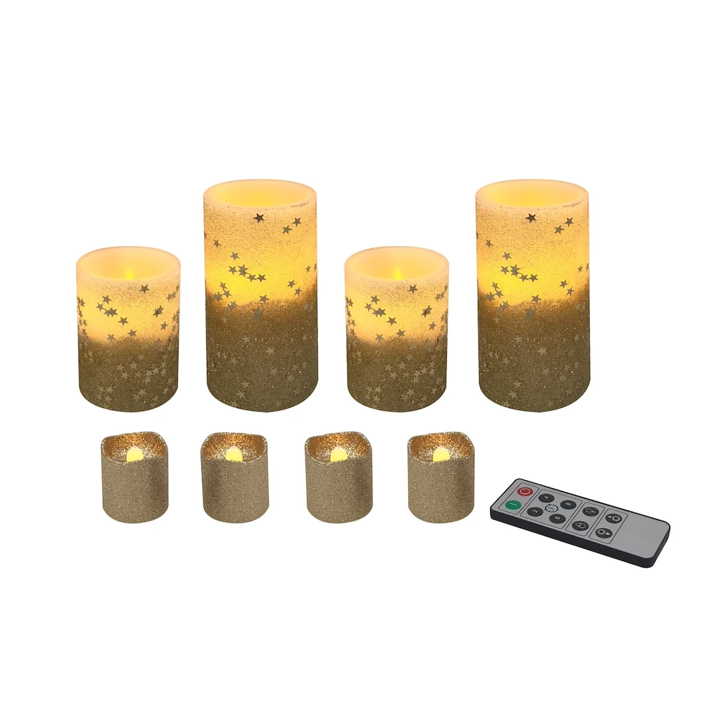 Top 10 🤩 Glitter & Star LED Candle Set by Ashland® ⌛ 4 Top 10 🤩 Glitter & Star LED Candle Set by Ashland® ⌛ - Image 2