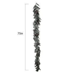 Deals 🎁 6ft. Snowy Taos Pine Garland by Ashland® 🌟 -Ashland Shop 10675838 3