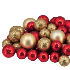 Buy 🛒 Glittery Red & Gold Decorative Ball Filler by Ashland® 🛒